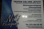 Niki reinigung - Rumlangstrase 19 - 8156 oberhasli - Tel. 076 46 88 9 88 - besnik.fazliu@hotmail.com