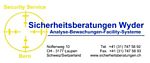 Sicherheitsberatungen Wyder - Noflenweg 10 - 3177 Laupen - Tel. 031 747 58 92 - marc.wyder@sicherheitsberatungen.ch