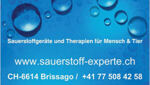 sauerstoff-experte - Via R. Leoncavallo 31 - 6614 Brissago - Tel. 0775084258 - ricoduschletta@gmail.com