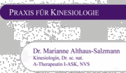 Praxis für Kinesiologie, Dr. Marianne Althaus, Gesundheits- und Lernberatung